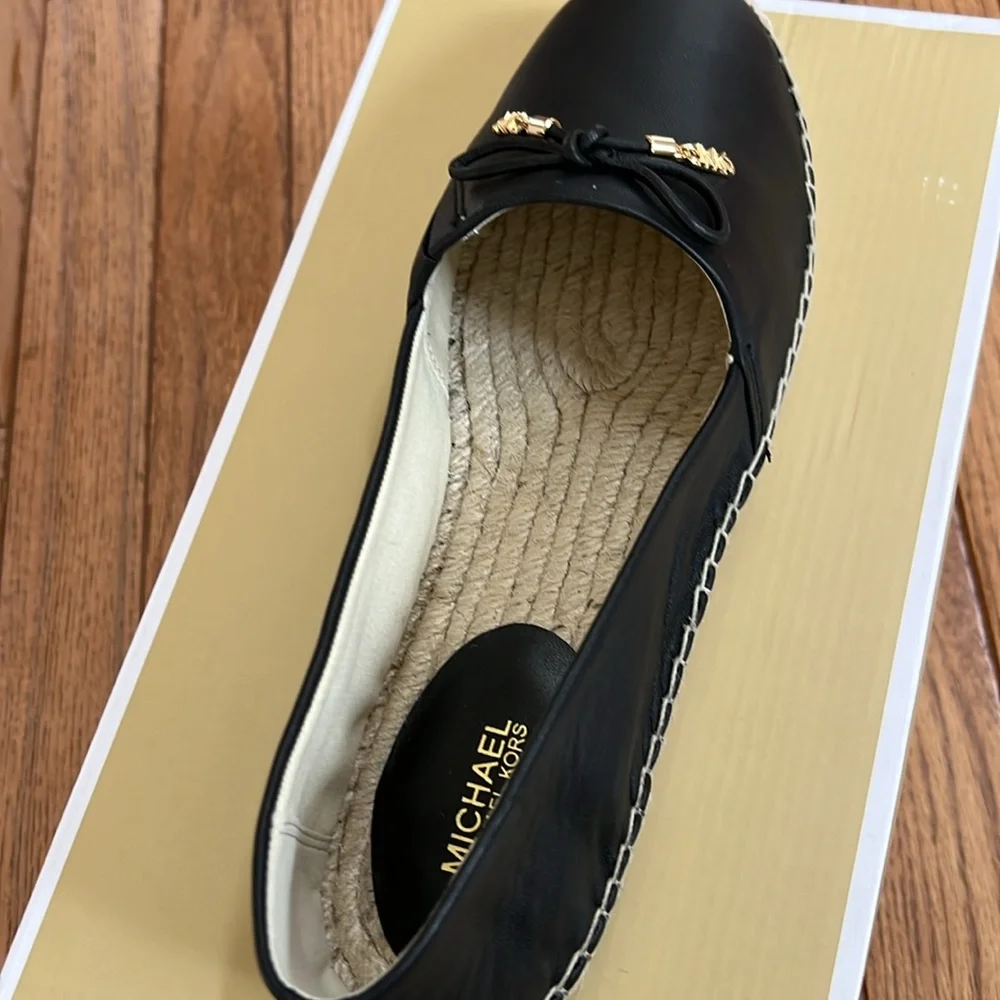 Michael Kors Women's Nori Slip-On Bow Espadrille Flats shoes
